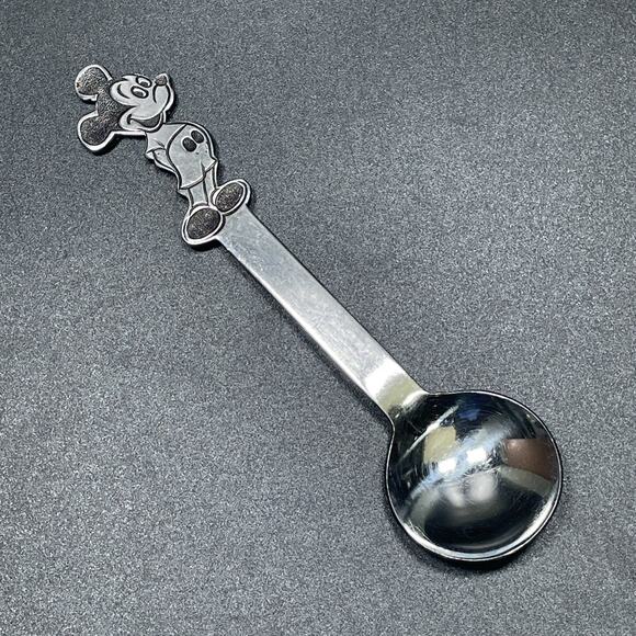 Bonny Other - Bonny Walt Disney Prod Mickey Mouse ROUND Spoon 5 5/8" Child Japan Stainless